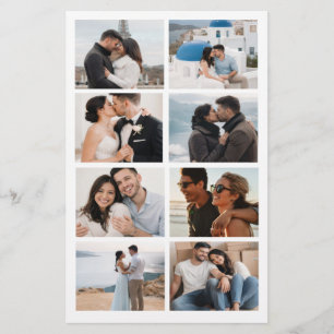 Elegant skriptpar fotogissningsspeldesign flygblad