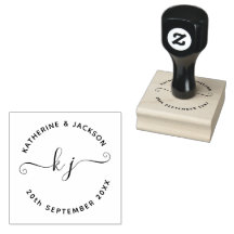 Elegant skriptpar Namn initial Spara datum