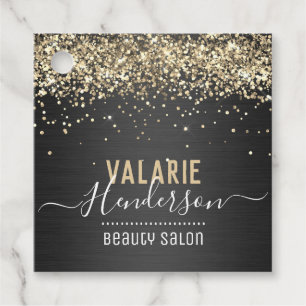 Elegant Skripttypografi, Metall Gåvor Etiketter