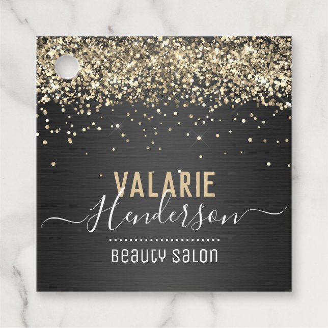 Elegant Skripttypografi, Metall Gåvor Etiketter (Framsida)