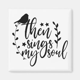 Elegant Skripttypografi Sång Offert Sjungor Min kä Magnet