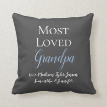 Elegant Slate Grått Mest Loved Grandpa Personlig