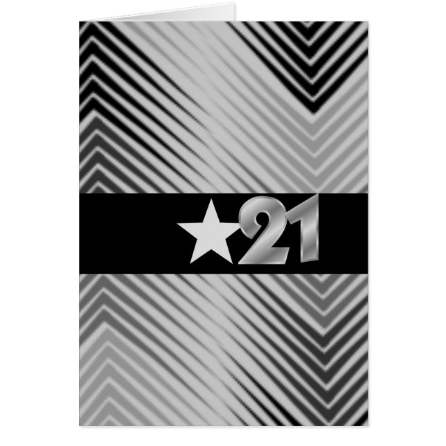 Elegant Slever Star Hälsningskort (Framsidan)