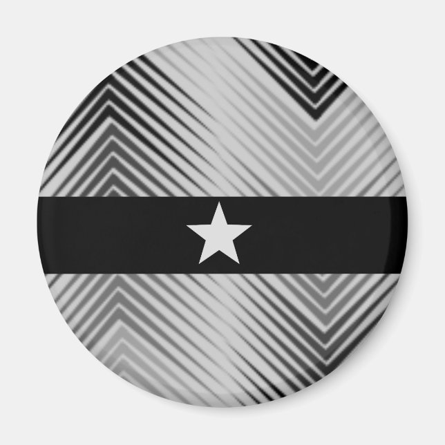 Elegant Slever Star Magnet (Framsidan)