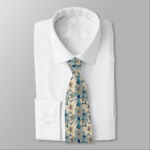 Elegant Small White Flower Blommigt Bouquet Mönste Slips