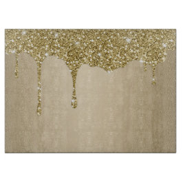 Elegant Smälter Guld Glittery Glam