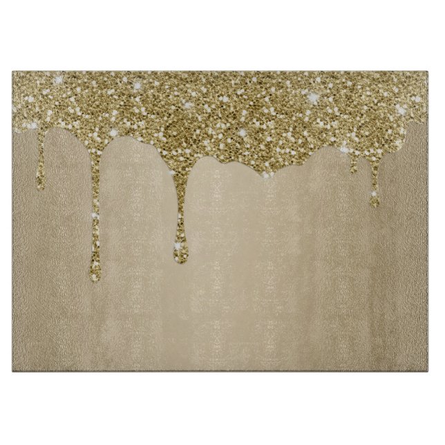 Elegant Smälter Guld Glittery Glam (Framsidan)