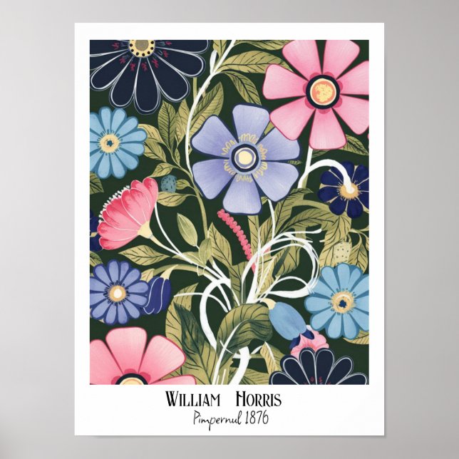 Elegant smart pastel färg vår blommor #7 poster (Framsidan)