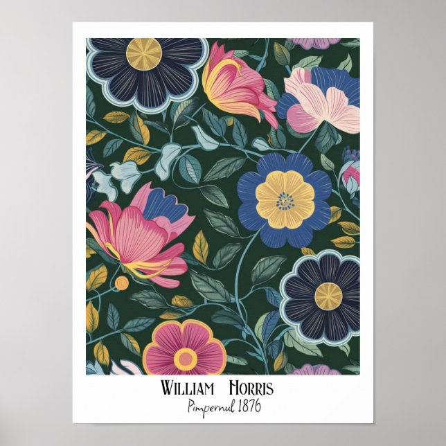 Elegant smart pastel färg vår blommor #8 poster (Framsidan)