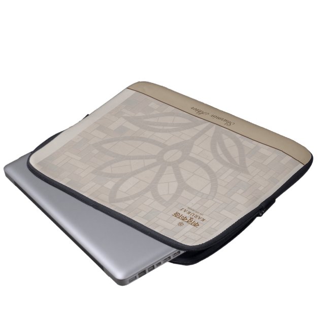 Elegant Smiple rosablå   Laptop Fodral (Framre botten)
