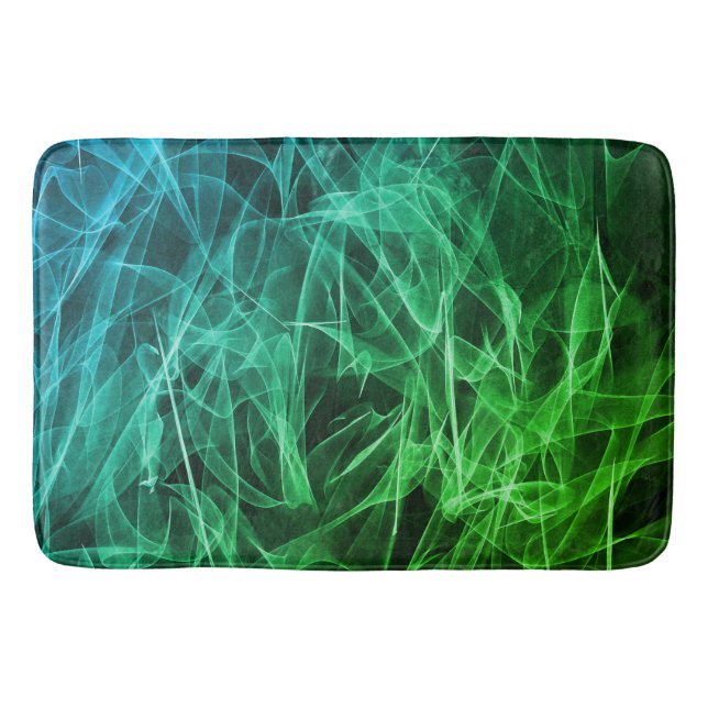 Elegant Smoke Swirls - Mystical Aesttics Badrumsmatta (Framsidan)
