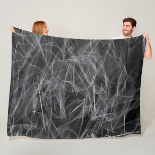 Elegant Smoke Swirls - Mystical Aesttics Fleecefilt
