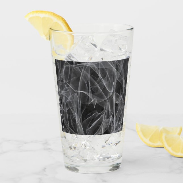 Elegant Smoke Swirls - Mystical Aesttics Glaskopp (Framsida Ice)