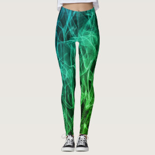 Elegant Smoke Swirls - Mystical Aesttics Leggings