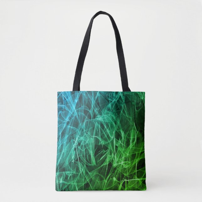 Elegant Smoke Swirls - Mystical Aesttics Tygkasse (Framsida)