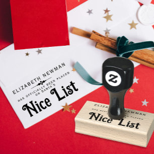 Elegant Snälla Eller Elak Lista Tomte Officiell Stämpel