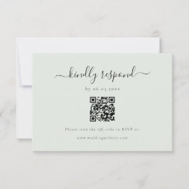 Elegant Snällig Svar QR-kod RSVP