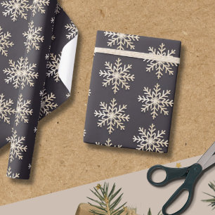 Elegant Snöflake Wrapping Papper Presentpapper