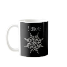 Elegant Snöflinga Is Kristall Jul Kaffe Mugg