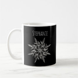 Elegant Snöflinga Is Kristall Jul Kaffe Mugg