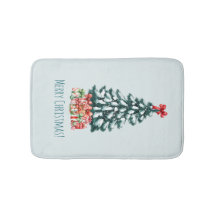 Elegant snöig julgran