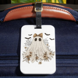 Elegant Snöre Ghost med Bow | Blommigt Ghost Bagagebricka