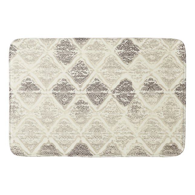 Elegant Snöre-inspirerad geometrisk Mönster Badrumsmatta (Framsidan)