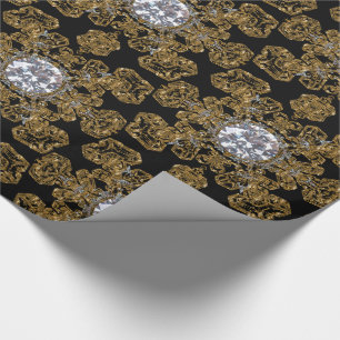 Elegant Snowfall Magic Flakes Unik jul Presentpapper