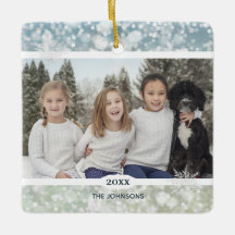 Elegant Snowflake Crystal Bokeh