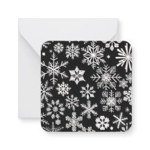 Elegant Snowflake Mini Black & White-jul
