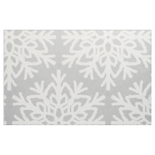 Elegant Snowflake Mönster Tyg
