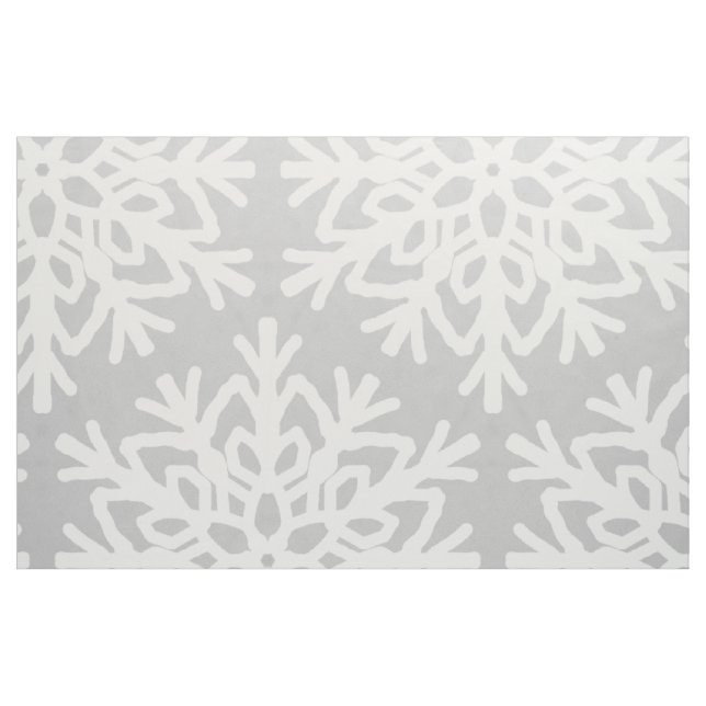 Elegant Snowflake Mönster Tyg (Fat Quarter)