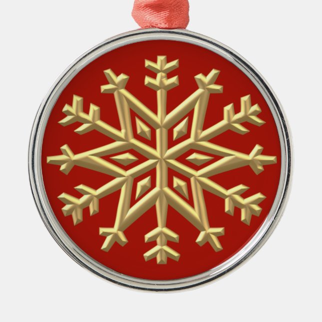 Elegant Snowflake Ornament (Framsidan)