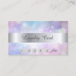 Elegant Snyggt Bokeh Loyalty Card Lojalitetskort