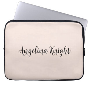 Elegant Snyggt Chic Handskriftsskript med oformate Laptop Fodral