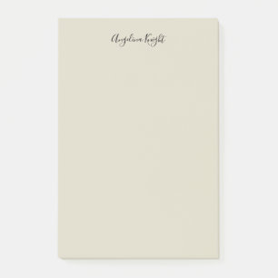 Elegant Snyggt Chic Handskriftsskript med oformate Post-it Block