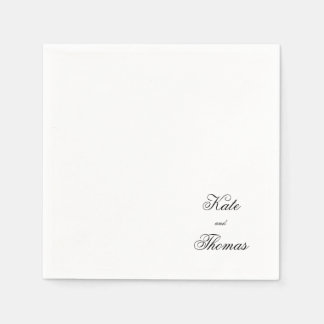 Elegant Snyggt Chic Modern minimalistiskt miniatyr Pappersservett