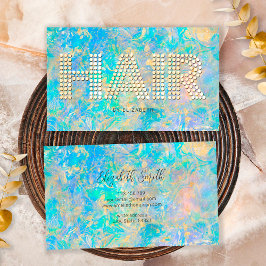 Elegant Snyggt Diamonds Guld Opal Stone Visitkort