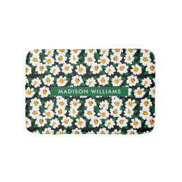 Elegant Snyggt Flowers Minimalist Bath Mat Badrumsmatta