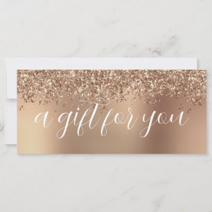 Elegant snyggt glitter makeup & hår ro guld