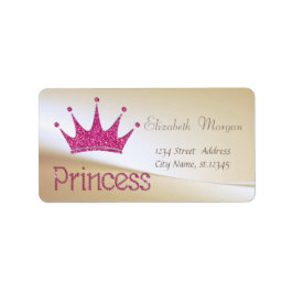 Elegant Snyggt Glittery Tiara Princess Adressetikett