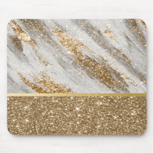 Elegant Snyggt Guld Glitter Shiny Musmatta