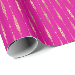 Elegant Snyggt Guld Mönster Presentpapper