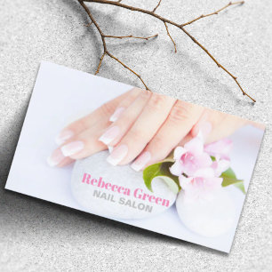 Elegant Snyggt Manicurist Nail Artist Nail Salon Visitkort