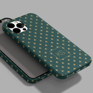 Elegant snyggt mönster monogrammad