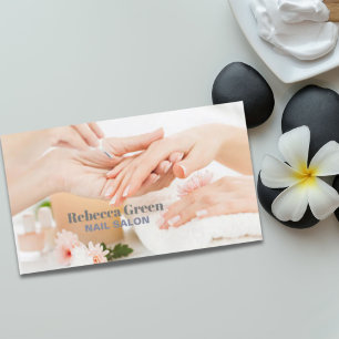 Elegant Snyggt Nail Artist Nail Salon Manicurist Visitkort