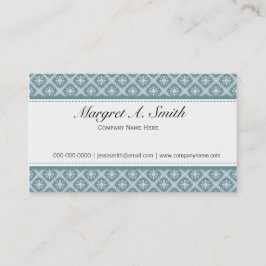 Elegant, snyggt och klassisk mönster visitkort