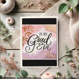 Elegant Snyggt Pastel Girly i min Grad Era-offert Kort