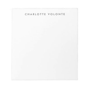 Elegant Snyggt Professionell Modern Anteckningsblock