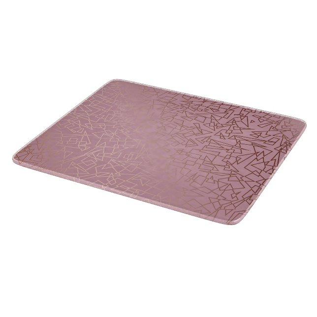 Elegant snyggt ro guld, mönster rosa  (Hörn)